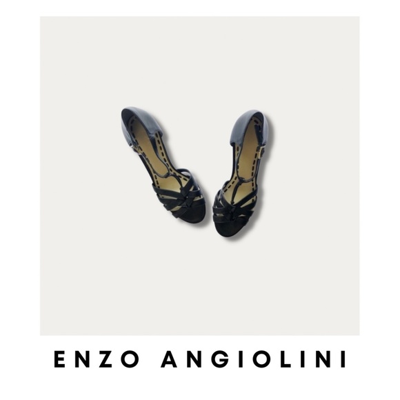 Enzo Angiolini Strappy Peep Toe Sandal - Picture 1 of 5